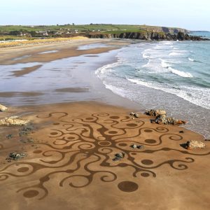 Sand Art Canvas Print