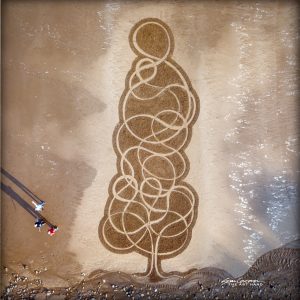 Sand Art Canvas Print