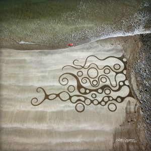Sand Art Canvas Print