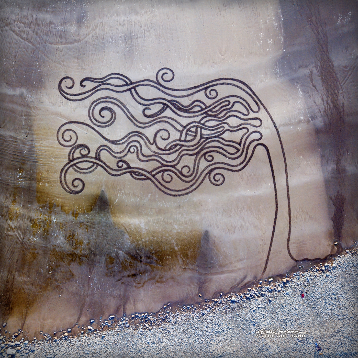 Sand Art Canvas Print