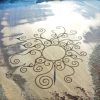 Sand Art Canvas Print